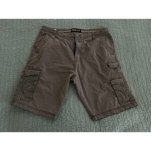 Iron CO Mens Cargo Gray Shorts Size 36